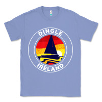 Colony Blue dingle ireland vintage sailboat 70s retro sunset Classic Tee - artisFamous