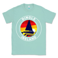 Seafoam dingle ireland vintage sailboat 70s retro sunset Classic Tee - artisFamous