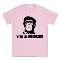 Bubblegum Pink viva la evolucion Classic Tee - artisFamous