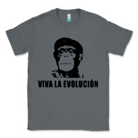 Charcoal Heather viva la evolucion Classic Tee - artisFamous