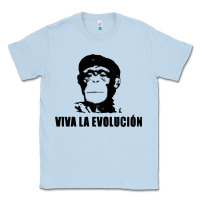 Dusty Blue viva la evolucion Classic Tee - artisFamous