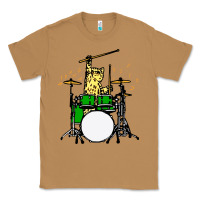 Toasted Coconut drummer cat music lover musician playing the drums Classic Tee - artisFamous
