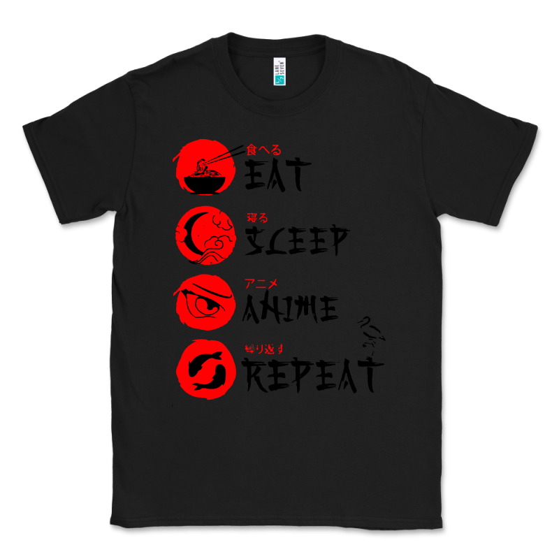 Eat Sleep Anime Repeat Japanese Classic Tee by artisFamous | Teevron