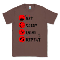 Chestnut eat sleep anime repeat japanese Classic Tee - artisFamous