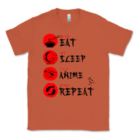 Copper eat sleep anime repeat japanese Classic Tee - artisFamous