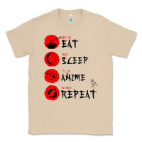 Mushroom eat sleep anime repeat japanese Classic Tee - artisFamous
