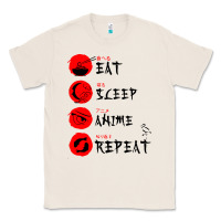 Natural eat sleep anime repeat japanese Classic Tee - artisFamous
