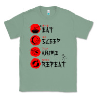 Sage eat sleep anime repeat japanese Classic Tee - artisFamous