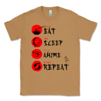 Toasted Coconut eat sleep anime repeat japanese Classic Tee - artisFamous