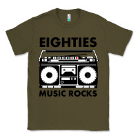 Army Green eighties music rocks Classic Tee - artisFamous