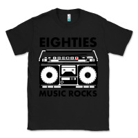 Black eighties music rocks Classic Tee - artisFamous