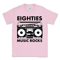 Bubblegum Pink eighties music rocks Classic Tee - artisFamous