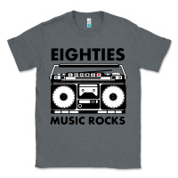 Charcoal Heather eighties music rocks Classic Tee - artisFamous