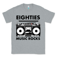 Heather Grey eighties music rocks Classic Tee - artisFamous