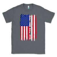 Charcoal Heather fafo f4ck around and find out Classic Tee - artisFamous