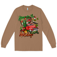 Toasted Coconut home for the holidays louisiana Long Sleeve Tee - BarkalooDesign