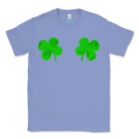 Colony Blue four leaf clover Classic Tee - artisFamous