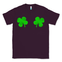 Plum four leaf clover Classic Tee - artisFamous