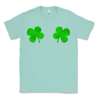Seafoam four leaf clover Classic Tee - artisFamous