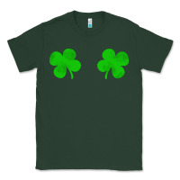 Sports Green four leaf clover Classic Tee - artisFamous