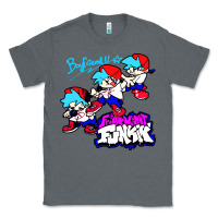 Charcoal Heather friday night funkin boyfriend Classic Tee - artisFamous
