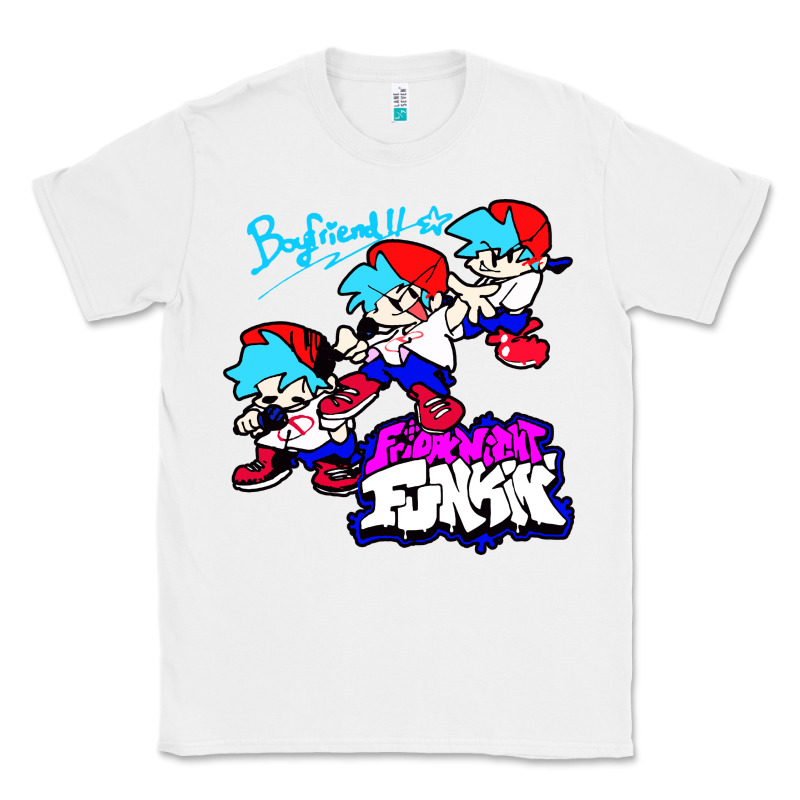 Friday Night Funkin Boyfriend Classic Tee by artisFamous | Teevron