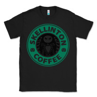 Skeleton Coffee Halloween Classic Tee | Teevron