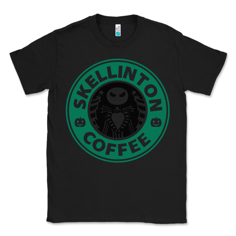 Skeleton Coffee Halloween Classic Tee by artisFamous | Teevron