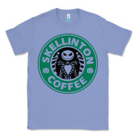 Colony Blue skeleton coffee halloween Classic Tee - artisFamous