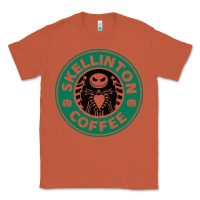 Copper skeleton coffee halloween Classic Tee - artisFamous