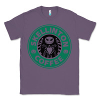 Lavender skeleton coffee halloween Classic Tee - artisFamous