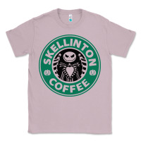 Lilac skeleton coffee halloween Classic Tee - artisFamous