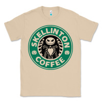 Mushroom skeleton coffee halloween Classic Tee - artisFamous