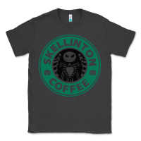 Smoke skeleton coffee halloween Classic Tee - artisFamous