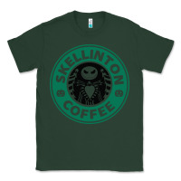 Sports Green skeleton coffee halloween Classic Tee - artisFamous