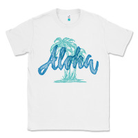 White hawaii aloha art Classic Tee - artisFamous