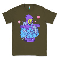 Army Green skeletor's cat Classic Tee - artisFamous