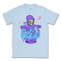 Dusty Blue skeletor's cat Classic Tee - artisFamous