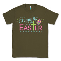 Army Green happy easter Classic Tee - artisFamous