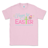 Bubblegum Pink happy easter Classic Tee - artisFamous