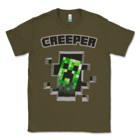 Army Green creeper Classic Tee - artisFamous