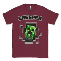 Burgundy creeper Classic Tee - artisFamous