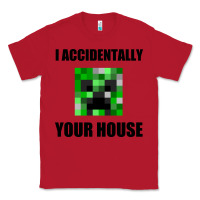 Red creeper meme Classic Tee - artisFamous