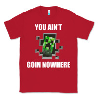 Red creeper meme Classic Tee - artisFamous