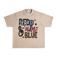 French Oak red wine blue Urban Heavy Tee - CowhideDigitalArt