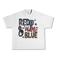 Lunar Rock red wine blue Urban Heavy Tee - CowhideDigitalArt