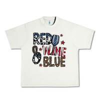 Pistachio red wine blue Urban Heavy Tee - CowhideDigitalArt