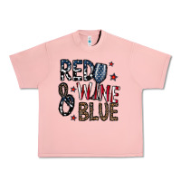 Salmon red wine blue Urban Heavy Tee - CowhideDigitalArt