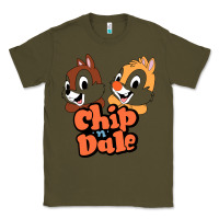 Army Green chip n dale Classic Tee - artisFamous
