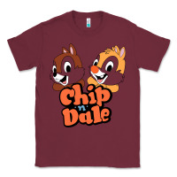 Burgundy chip n dale Classic Tee - artisFamous